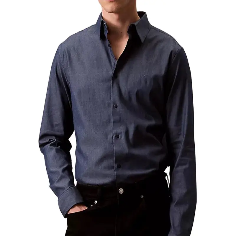 CALVIN KLEIN Shirt Men's Dark Blue