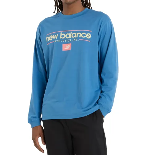 New Balance T Shirt Men's Sea Stone