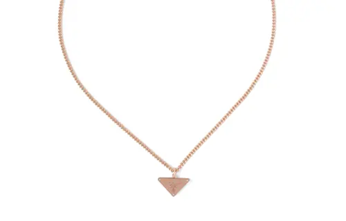 PRADA Necklaces Women's Rose Gold