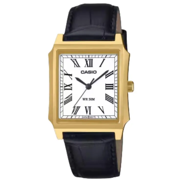 CASIO G SHOC ['50', 149262]m Waterproof Quartz Movement Genuine Leather Strap Watch Unisex