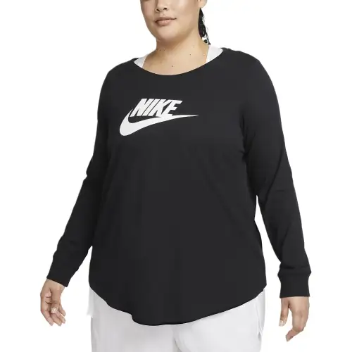 Nike Sportswear Club Women's Long Sleeve T Shirt Plus Size
