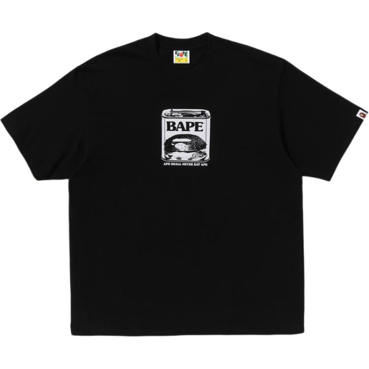 Мужская футболка A BATHING APE FW25 (черная)