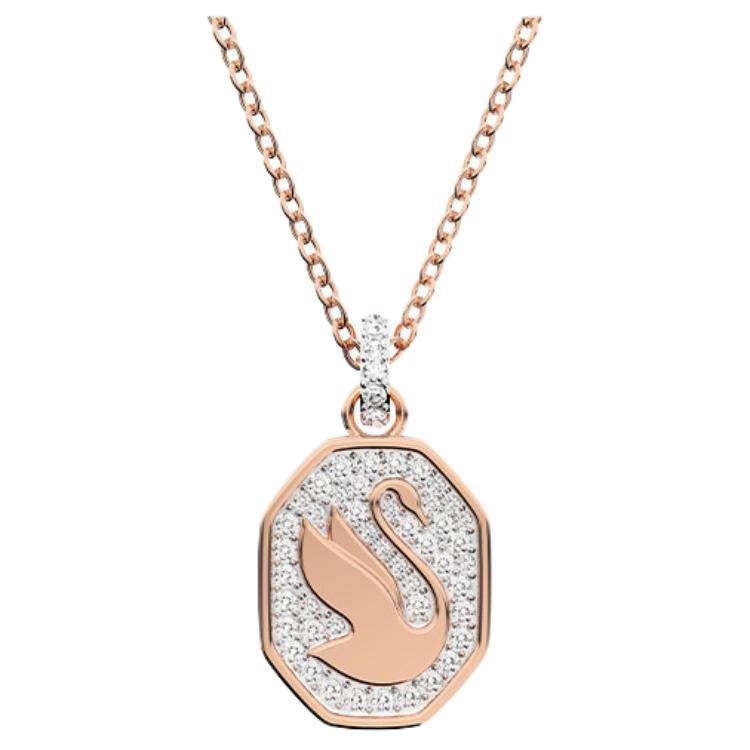 Женская подвеска Swarovski Swan SIGNUM (золотая)