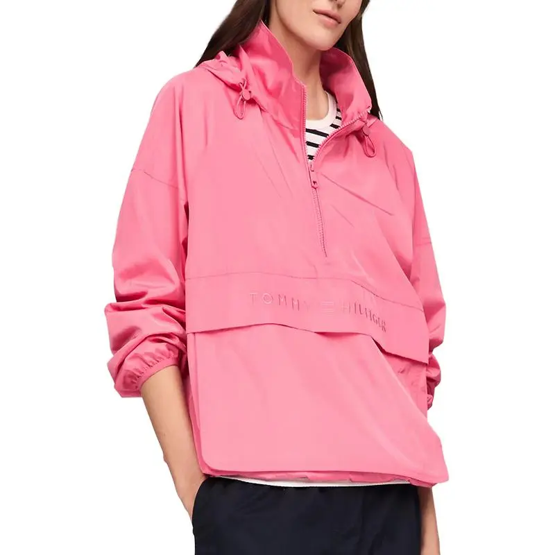 Tommy Hilfiger Windbreaker Jacket Women's Pink