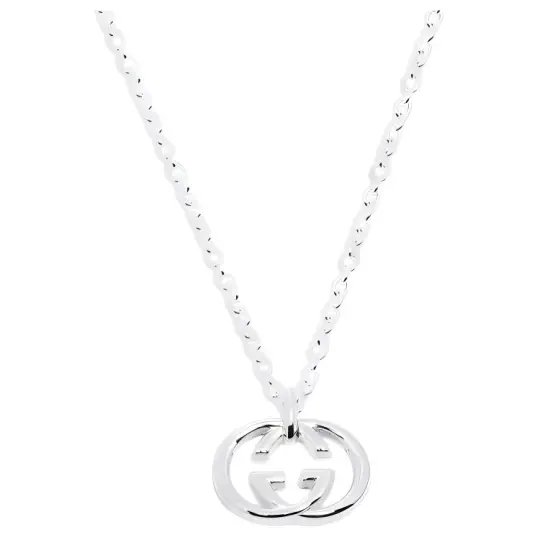 Gucci 2015-2025 Sterling Interlocking G Pendant necklace