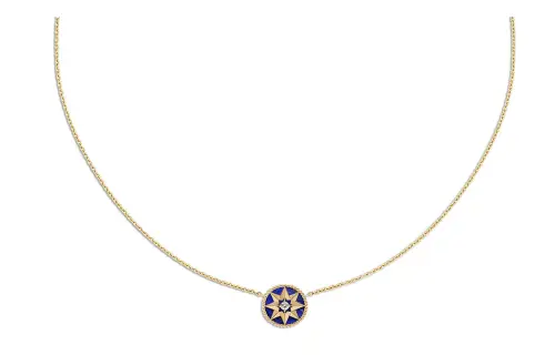 DIOR Rose Diamond 18K Necklaces Women's