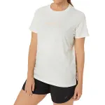 ASICS T Shirts Women's White Crew Neck Moderate