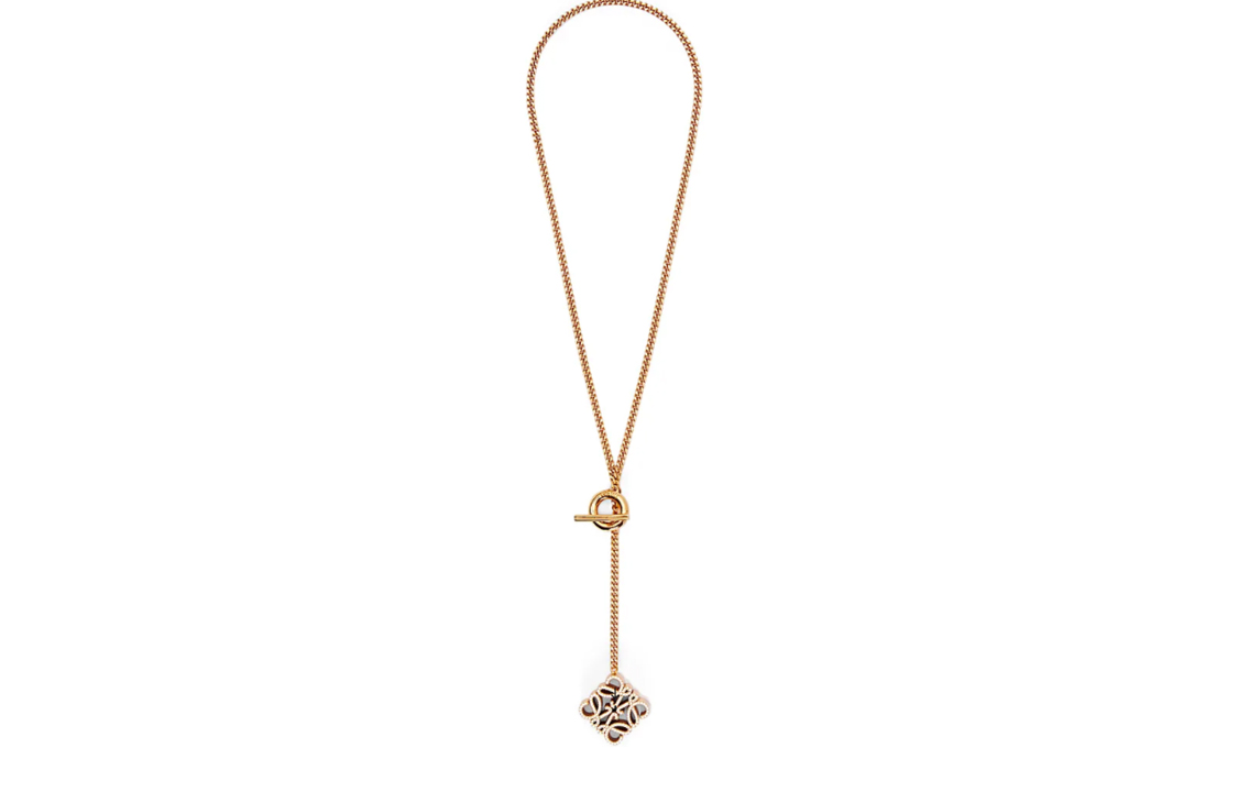 Женское necklace LOEWE Silver Necklace (серебряное) — фото 2