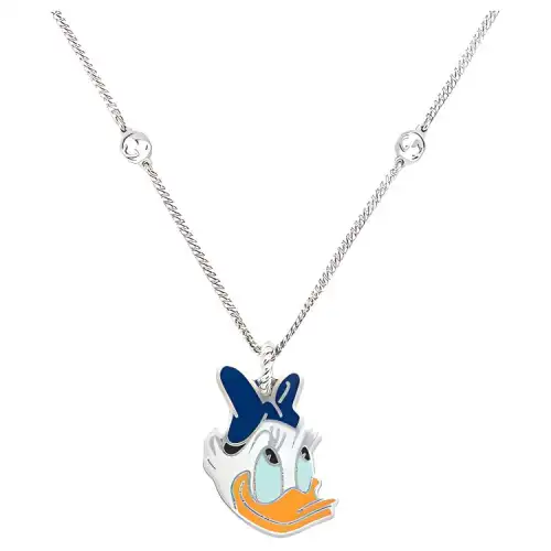 GUCCI x Disney X Gucci 925 Sterling Silver Enamel Necklaces Unisex Silver