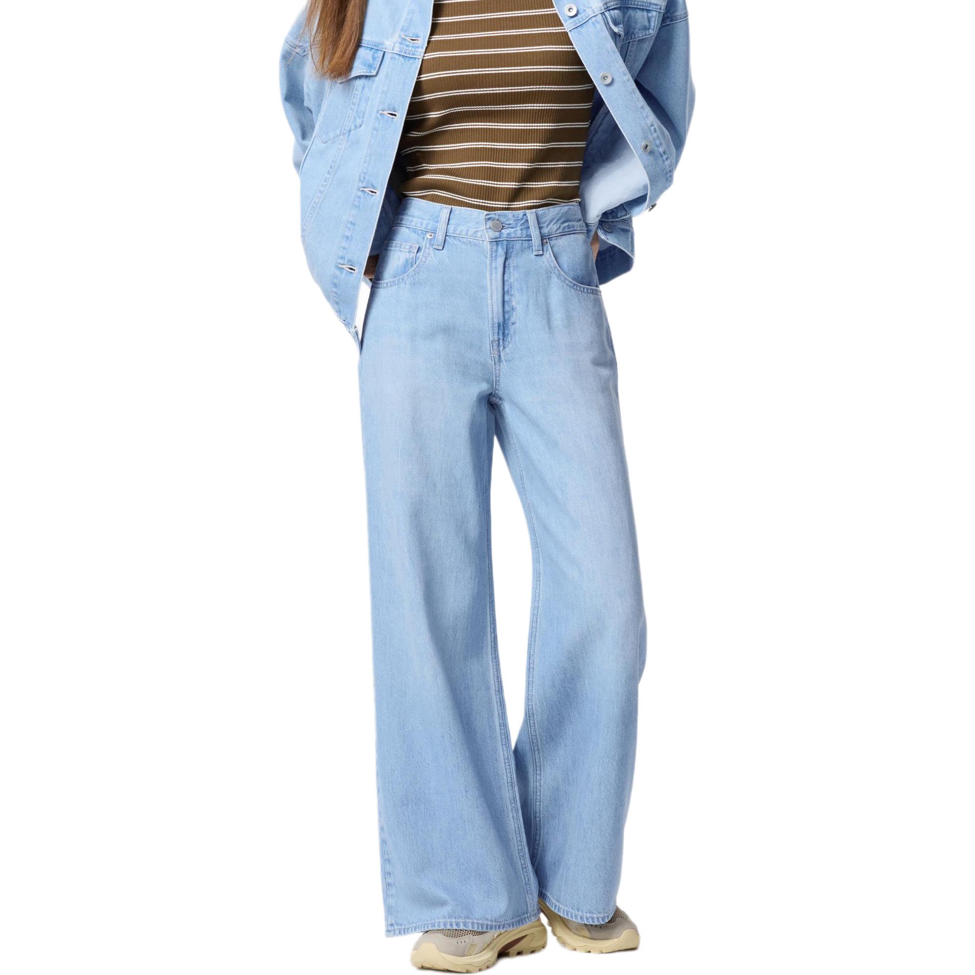 Женские джинсы UNIQLO (голубые)