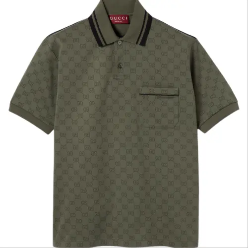 Gucci Gg jersey jacquard polo shirt