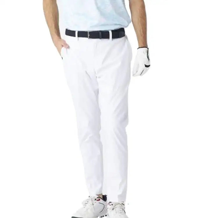 FILA Casual Pants Men's White Moderate Straight Fit Pants