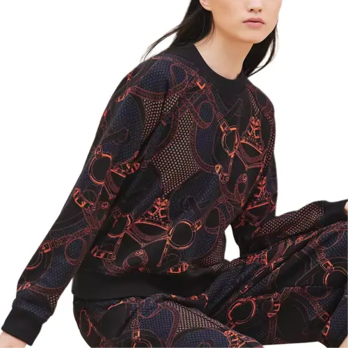 HERMES FW24 Sweatshirt Women's Multicolor