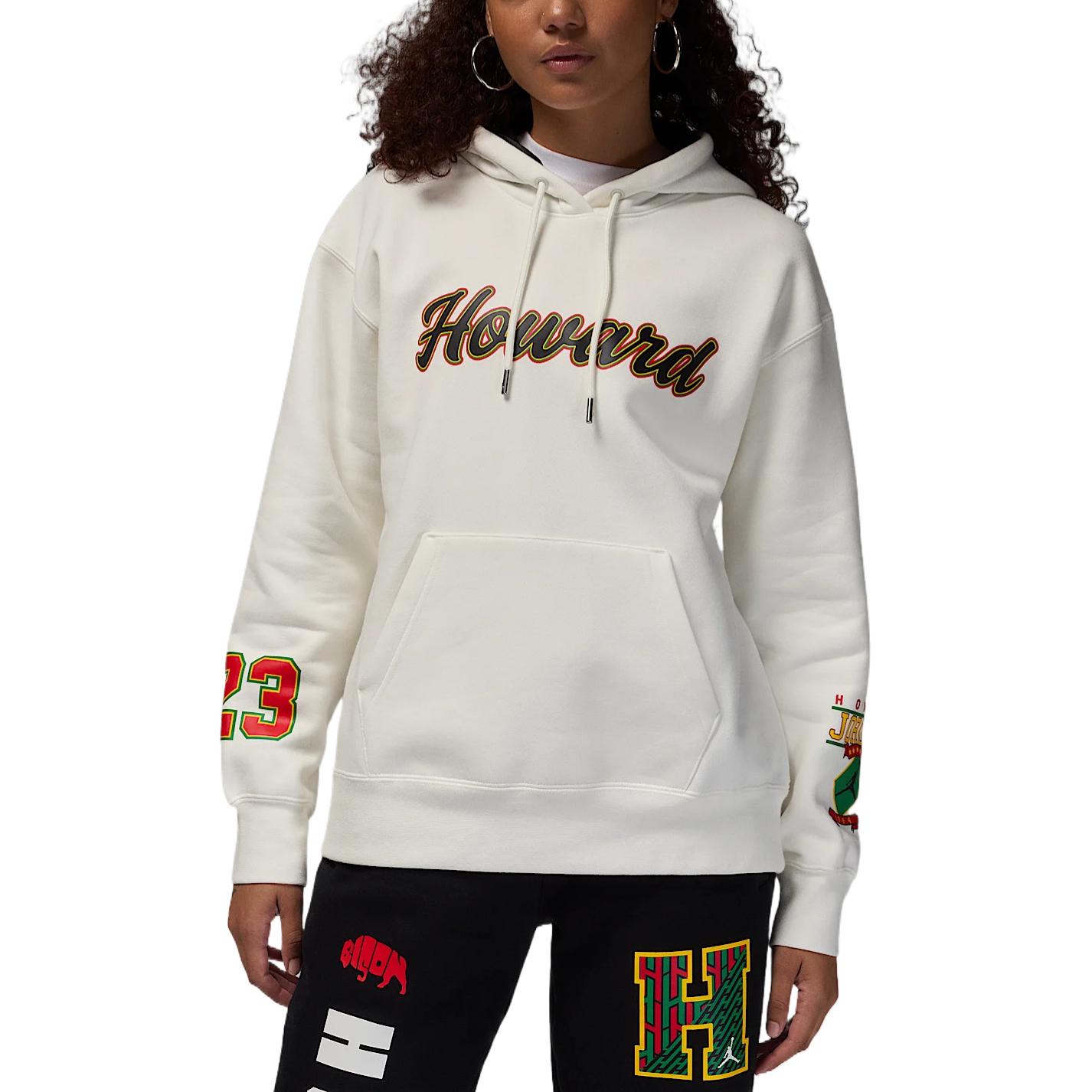 JORDAN X Howard University Women's Satin Lined Pullover Hoodie