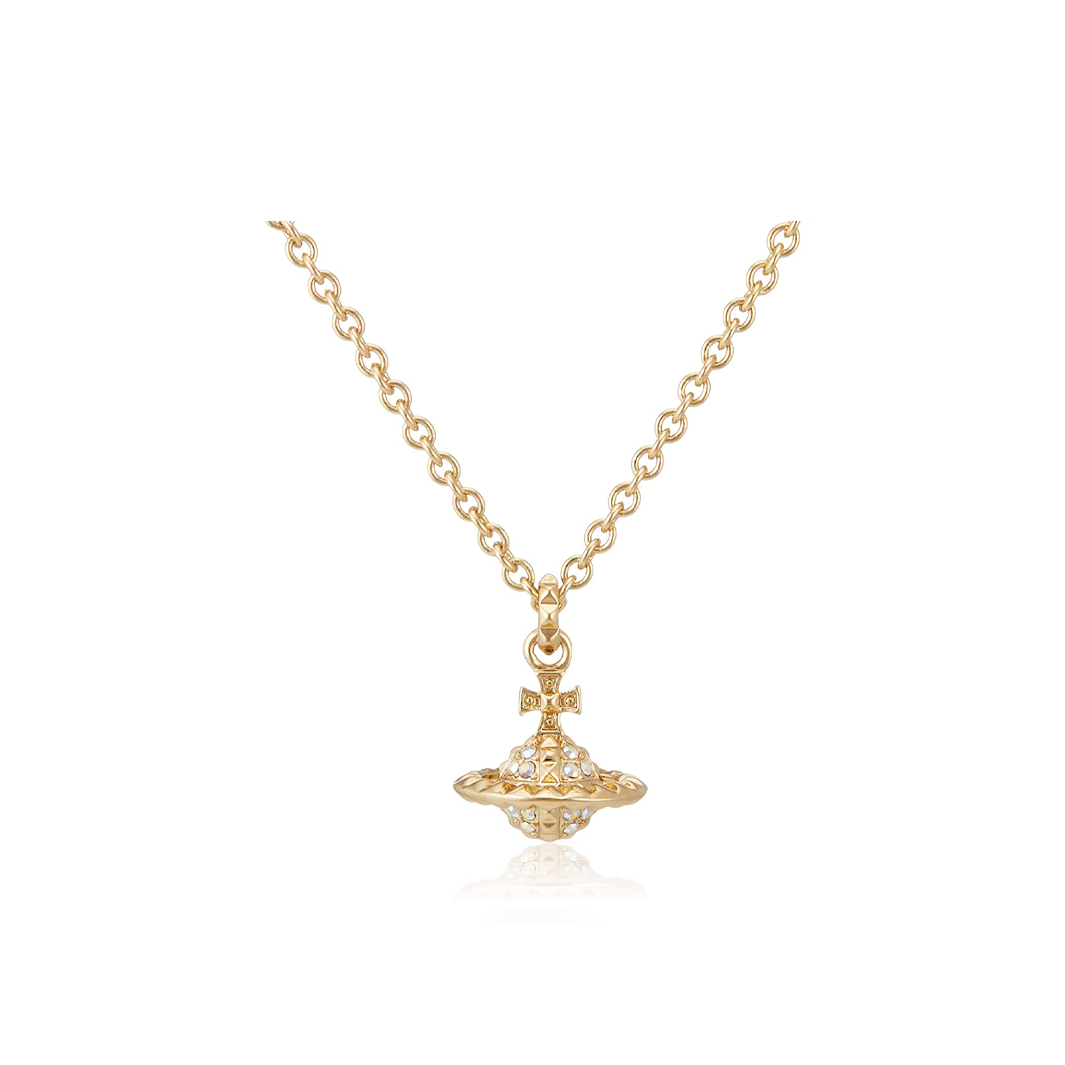Vivienne Westwood Brass golden pendant, necklace for men and women, for beloved