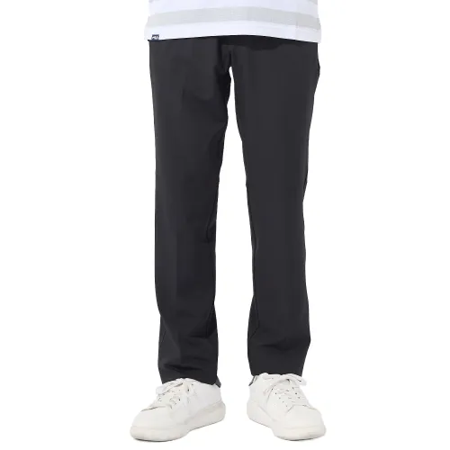 FILA Casual Pants Men's Black Moderate Straight Fit Pants