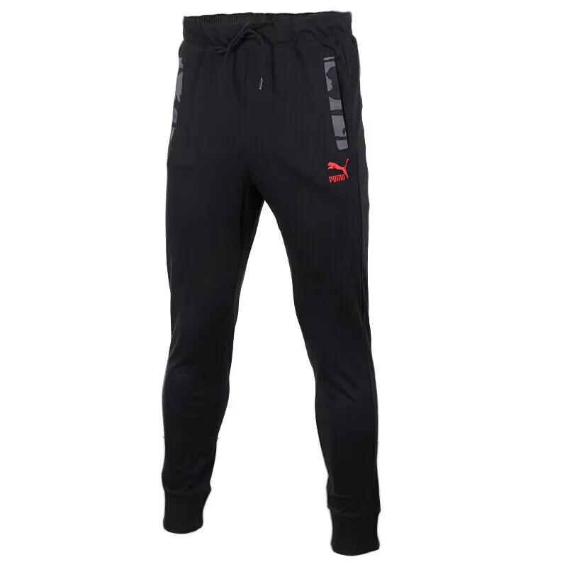 PUMA Knitted Sweatpants Men's Black