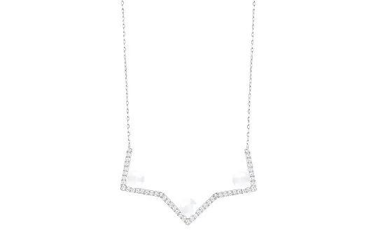 Swarovski Edify White Gold Plated Pearl Jewelry Women's