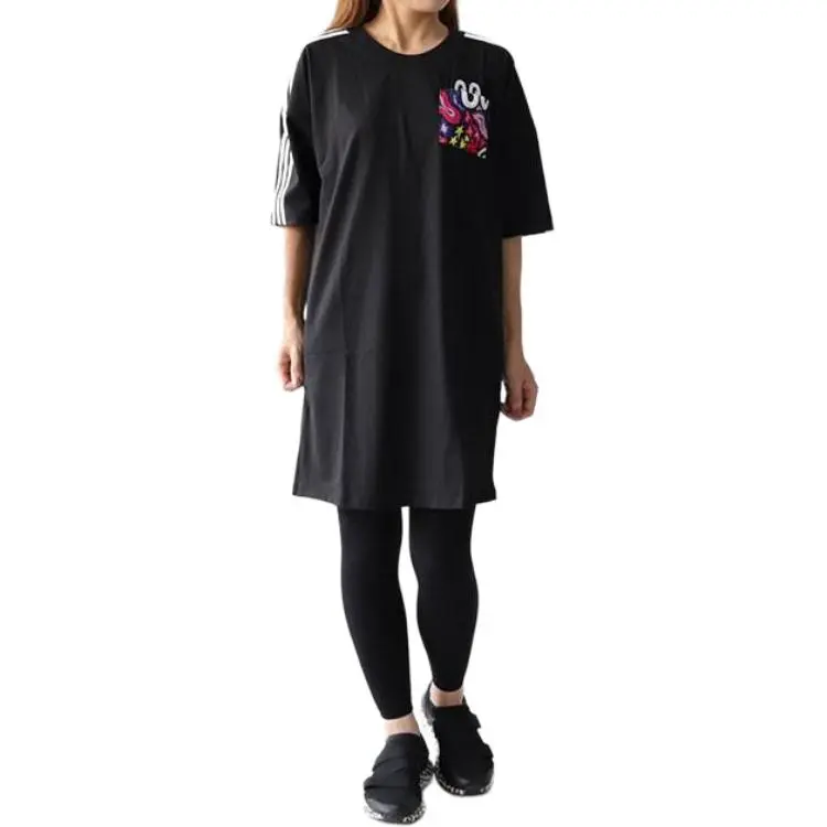 Adidas Originals x ·/Hattie Stewart Short Sleeved Dress Women's Black