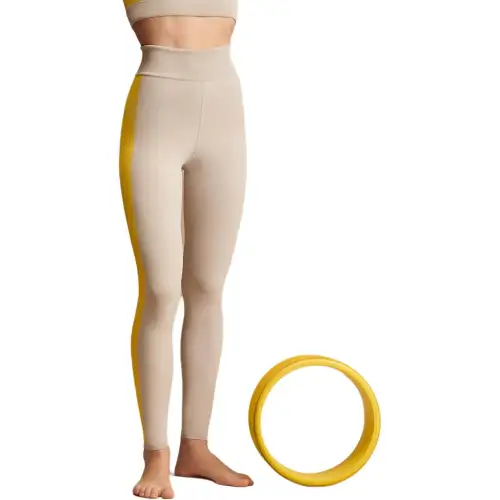 HERMES Yoga Pants Women's Gray Moderate