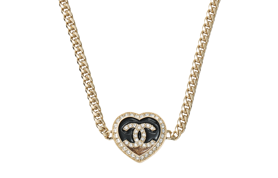 Женское колье Chanel (золотое)