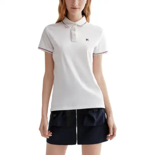 FILA Polo Shirt Women's Standard White