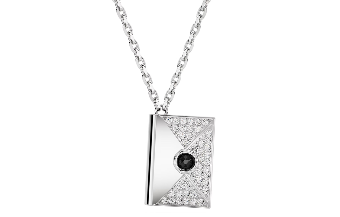 Женское колье Swarovski Swarovski Letra Logo (серебристое)