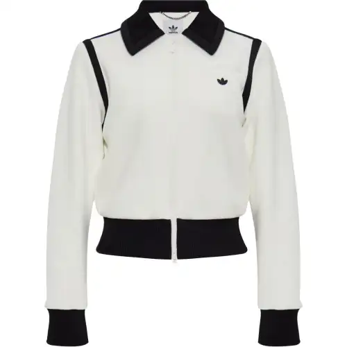 Adidas Women's Premium Collared Track Top Off White