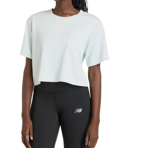 New Balance Drop Shoulder Sleeve T Shirt Women's