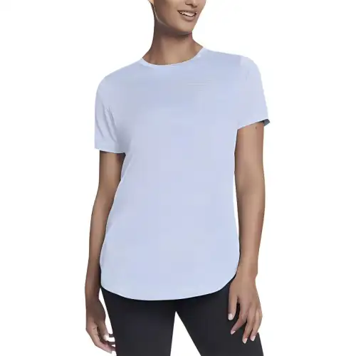 Skechers GO DRI SWIFT T Shirt Women's Silver