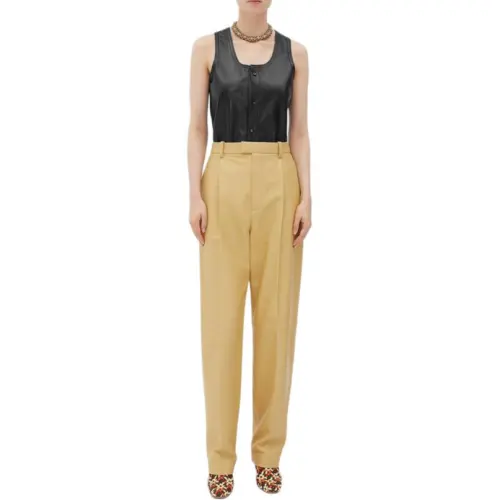 Bottega Veneta FW24 Casual Pants Women's Yellow