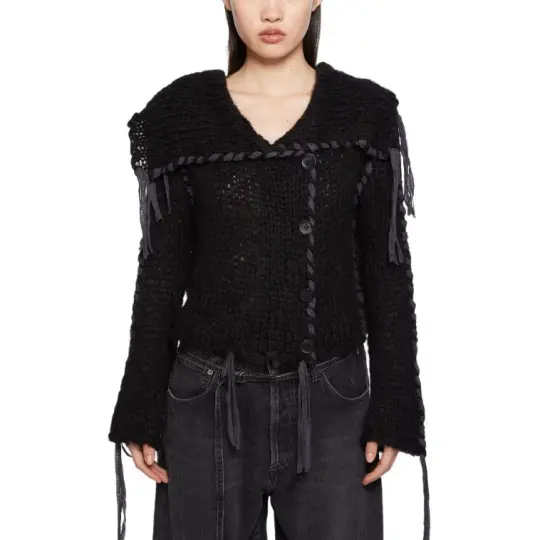 Acne Studios Lacing Knit Cardigan