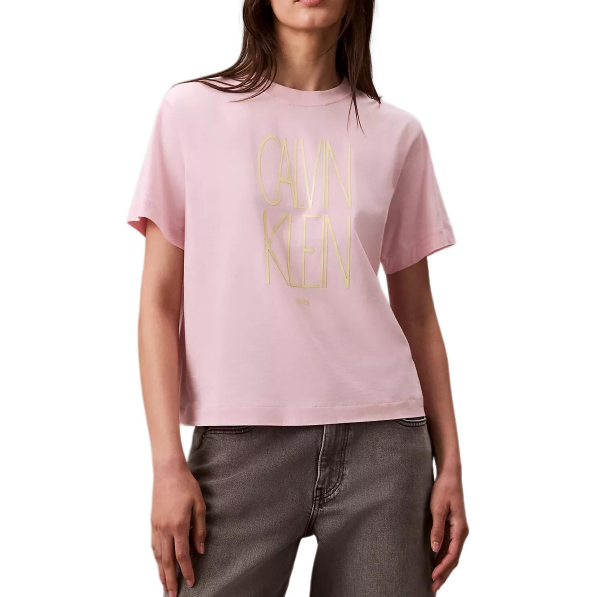 Женская футболка CALVIN KLEIN Casual Loose Tee (белая)