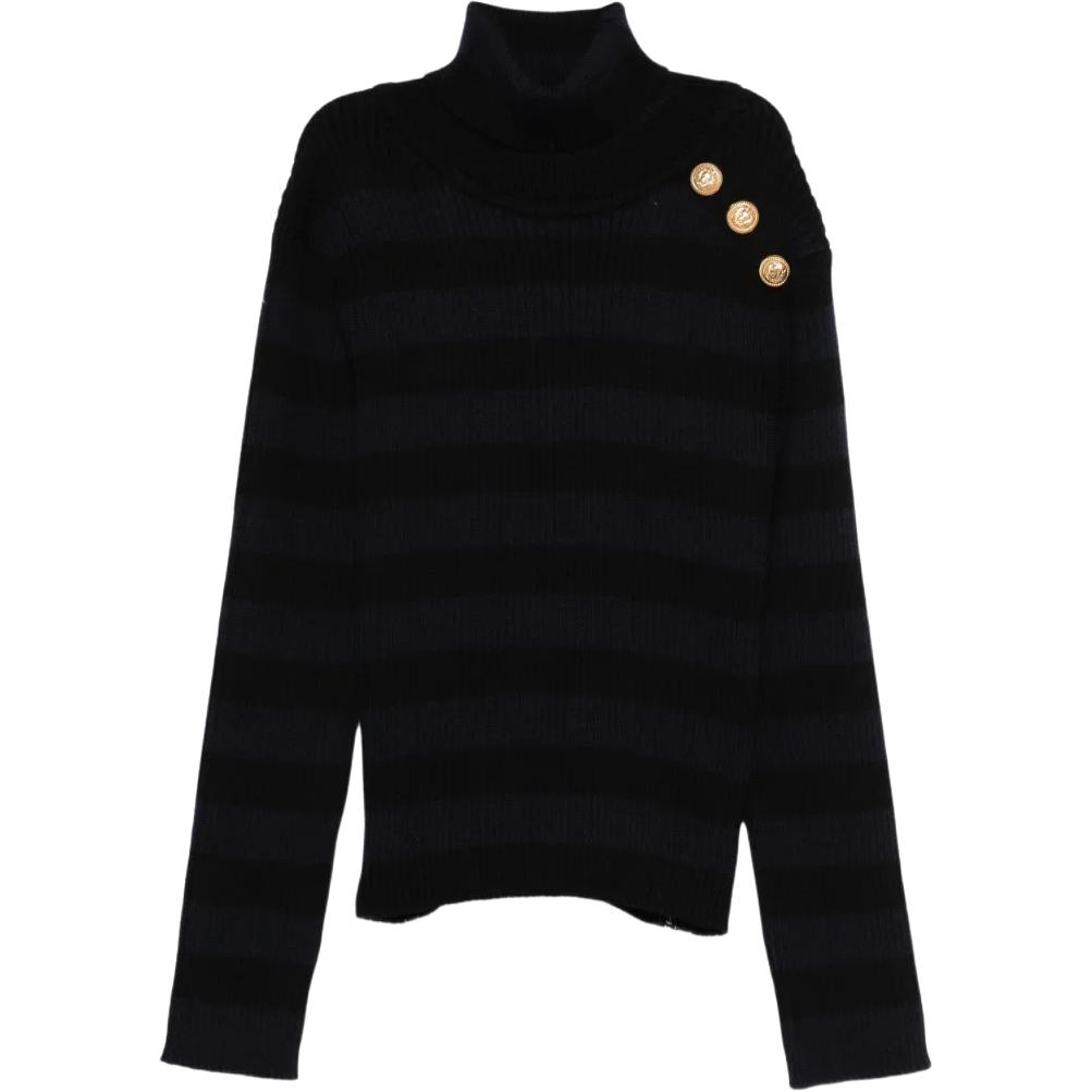 Мужской свитер BALMAIN FW25 (синий)