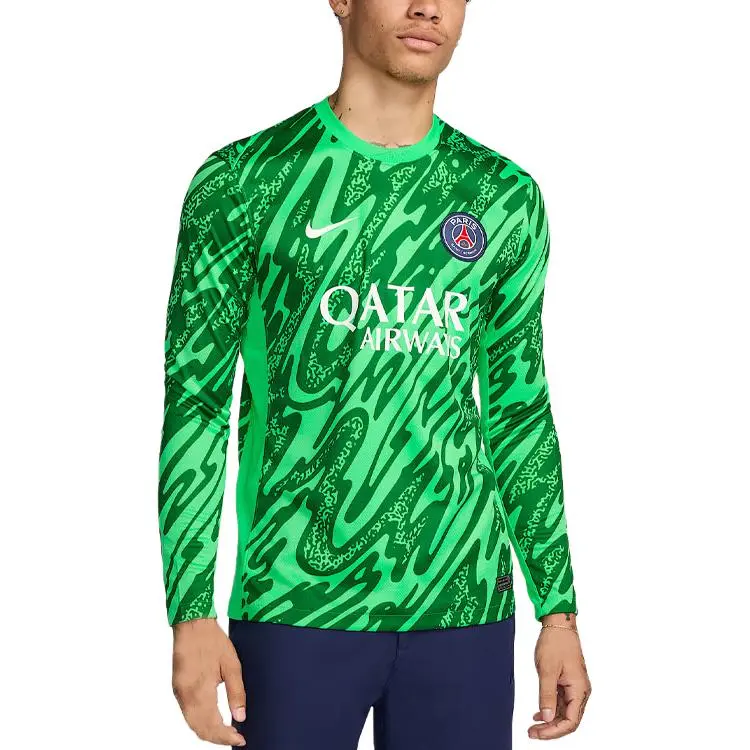 Nike Paris Saint-Germain 2024/25 Stadium Goalkeeper Men's Nike Dri-FIT Soccer Replica Long-Sleeve Jersey