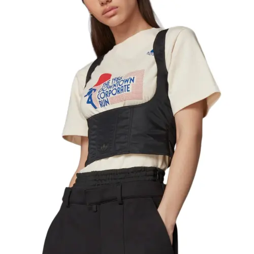 Adidas Originals BLUE VERSION UNDERBUST CORSET Sport Vests Women's Black