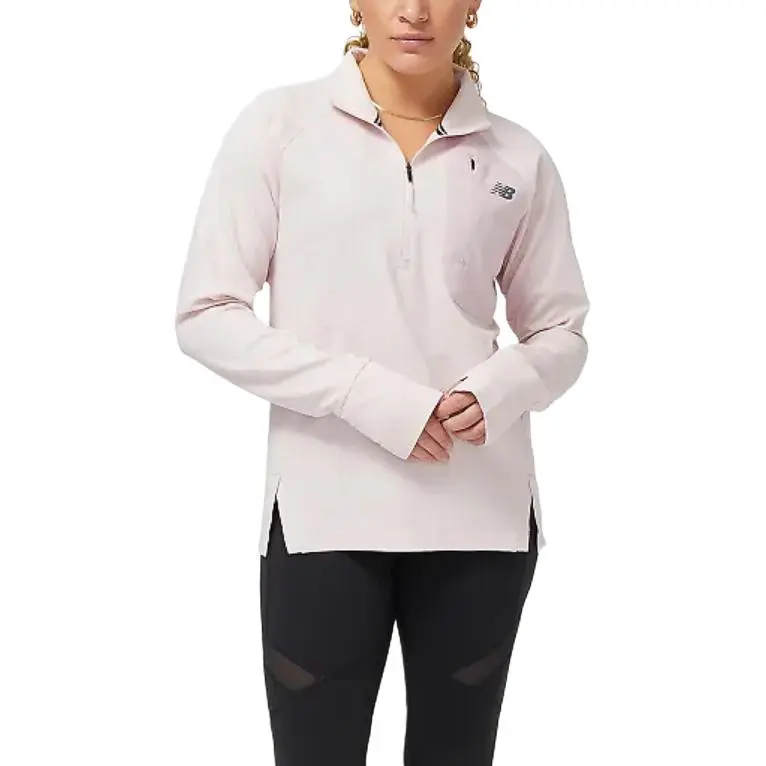 New Balance Sweatshirt Women's Stone Powder Color