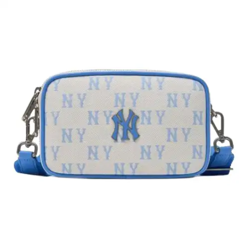 MLB Polyester Shoulder Bag, Crossbody Bag Regular Unisex Dark Sky Blue