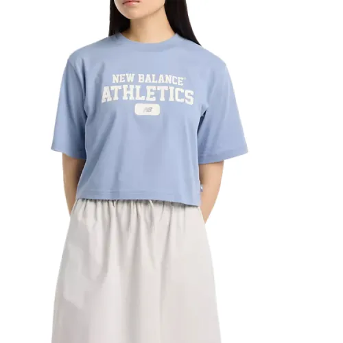 New Balance Heritage Regular T Shirt Women's Blue