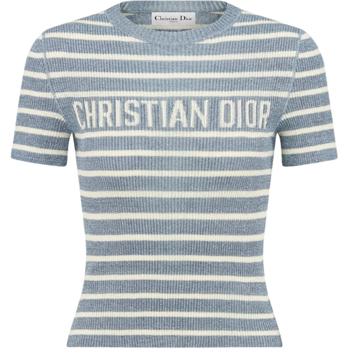 DIOR Dioriviera FW25 Knitwear Women's Denim Blue