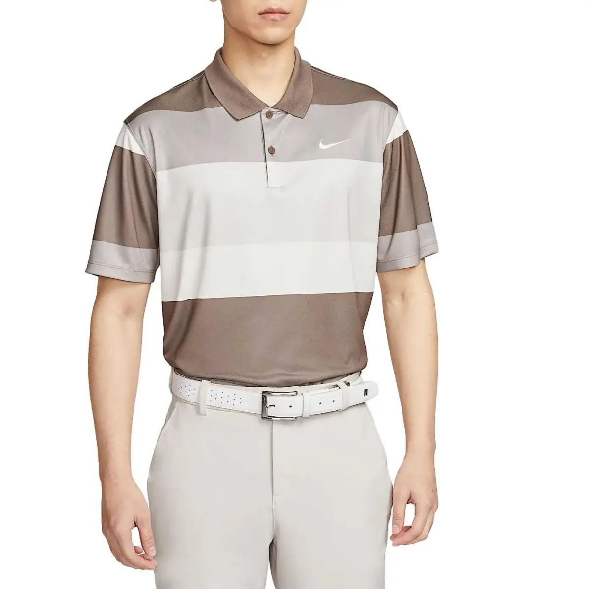 Nike Victory+Dri Fit Swoosh Polo Shirt Men's Brown