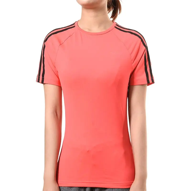 Adidas Raglan Sleeve T Shirt Women's Red