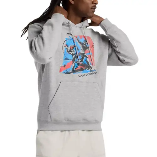 New Balance Shohei Two Swords Hoodie Sweatshirt Men's Gray