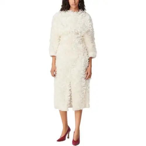 Bottega Veneta SS25 Long Sleeved Dress Women's White