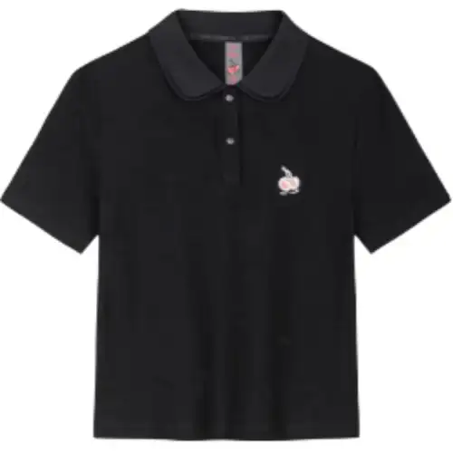 Anta x Kirsh Life Collection Polo Shirt Women's Basic Black
