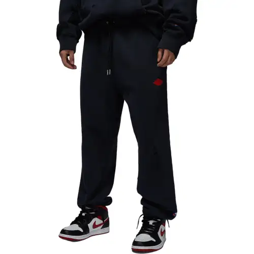 Jordan Air Rare Knitted Sweatpants Men's Black/Sail White