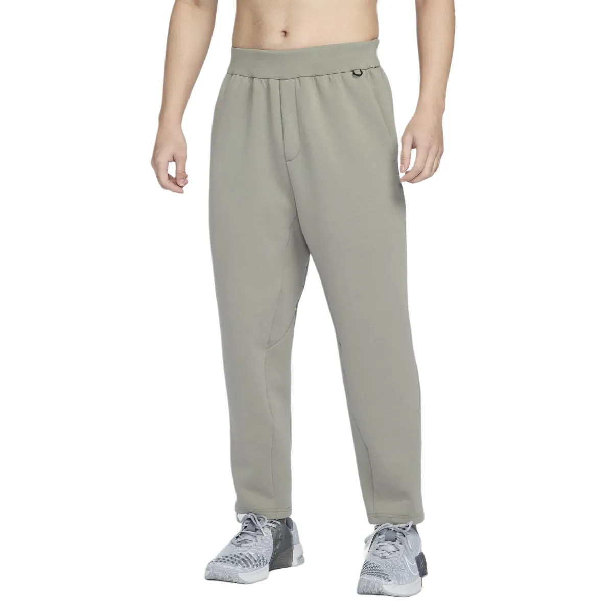 Nike Dri Fit Knitted Sweatpants Men's Light Green Gray/Steel Green