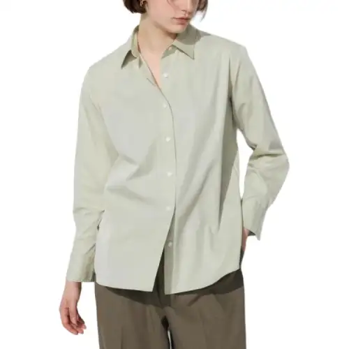 UNIQLO Shirt Women's Verdant Green