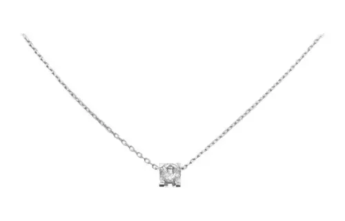 CARTIER C DE CARTIER 18K Gold Necklaces Unisex White Gold