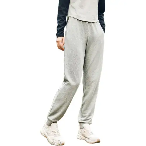 Anta Knitted Sweatpants Women's CD28 Gray Heather Gray